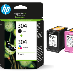 Boîte d'encre HP Pack 304 noir et couleurs en vente à Saint-Georges-de-l'Oyapock pour impressions fiables, service local.