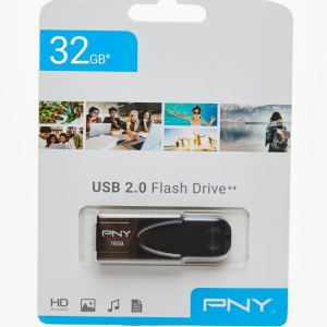 CLE USB PNY ATTACHE 4 NOIR (32 GO)