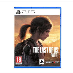 Jaquette du jeu PS5 The Last of Us Part 1, Ellie et Joel en couverture, disponible à Saint-Georges-de-l'Oyapock.